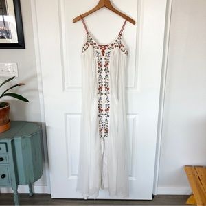 LC Lauren Conrad Boho White Maxi Dress XS